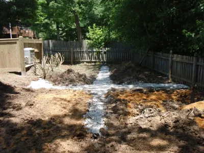 Drainage by Nature One Landscape Design
