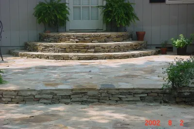 Stone Steps by Nature One Landscape Design