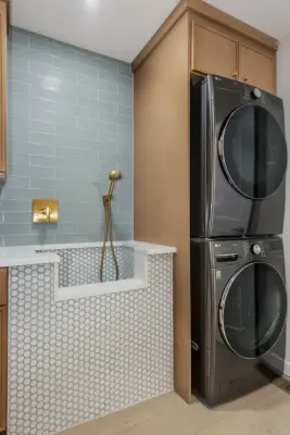 Laundry and Pet Wash Area — Interior Design & Decorating project by SNS Interiors LLC