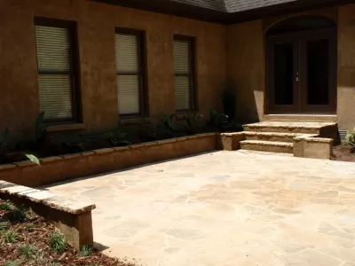 Stucco Walls by Nature One Landscape Design