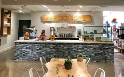 Mesa Lighthouse Coffee by Kristi Gordnier Design