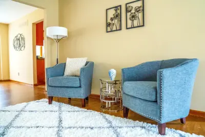 Lounge and Dining Area — Interior Design & Decorating project by Carine Nahed Designs