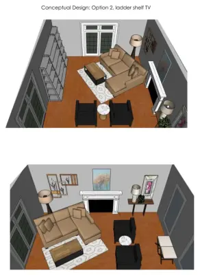 Choices for Living Room Furniture — Interior Design & Decorating project by Jody Pear Designs
