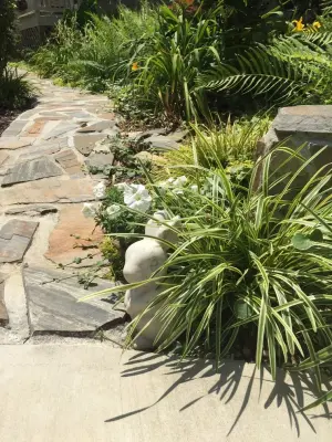 Opulent Poolside Gardens and the Elegance of Stone — Interior Design & Decorating project by R.D. London Studios