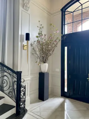 Contemporary French Revival in the Suburbs — Interior Design & Decorating project by CK Design Group