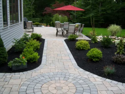 Hingham — Landscape Construction project by Needle Brothers Inc. in Abington
