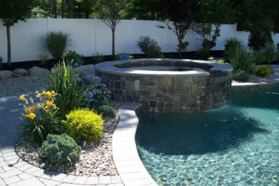Hingham 2 — Landscape Construction project by Needle Brothers Inc. in Abington