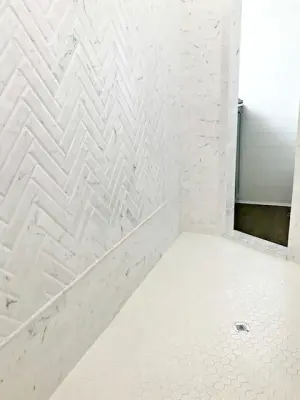 Vero Beach Primary Bathroom — Interior Design & Decorating project by Modern Cottage Collective Design Studio