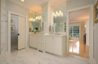 Primary Bathroom Renovation — Interior Design & Decorating project by Mary Norris Interiors