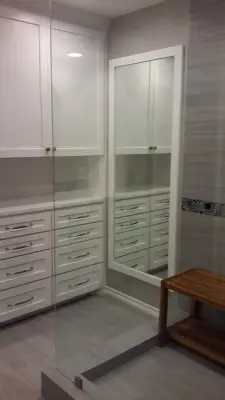 Light-Colored Bathroom Vanity — Interior Design & Decorating project by Design By Kimberly Vaughan