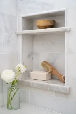 Primary Bathroom — Interior Design & Decorating project by Catherine Marrano Interiors
