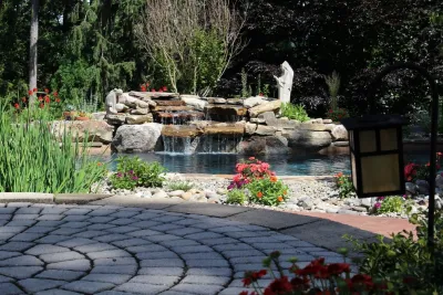Waterfalls & Ponds — Landscape Construction project by New Castle Lawn & Landscape