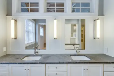 Primary bathroom in Maryland — Interior Design & Decorating project by L B Interiors LLC