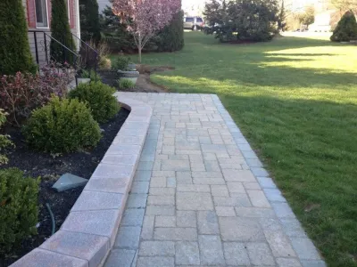 New England Landscape and Design - Sidewalk & Pathway Installation in Hopedale, MA