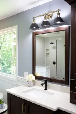 Spa-Inspired Master Bathroom Makeover — Interior Design & Decorating project by Becca Robbins Interior Design