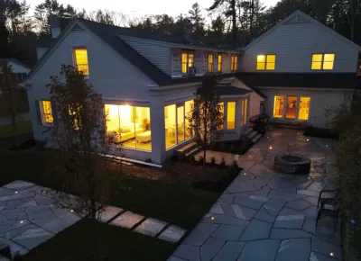 Lighting — Landscape Construction project by New England Landscapes, Inc. in Falmouth