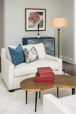 Calm Contemporary — Interior Design & Decorating project by Michelle Miller Design, Inc.