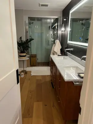 Mid-Century Bathroom Renovation 2 — Interior Design & Decorating project by Design Phase