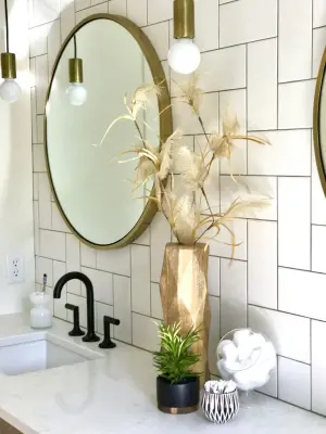 Mid-Century Modern Bathroom Design — Interior Design & Decorating project by Design Phase