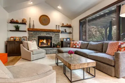 Rustic Park City Home with Mid-Century Modern Design — Interior Design & Decorating project by Chalet And Co.