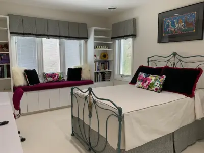 Plantation Bedroom in the Middle — Interior Design & Decorating project by MJN & Associates Interiors