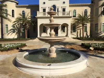 Fountains — Landscape Construction project by New Orleans Pool & Patio