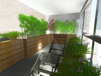 NYC Penthouse Terrace Garden Design Build Remodel by NewYorkPlantings.com — Landscape Construction project by New York Plantings Garden Design in New York