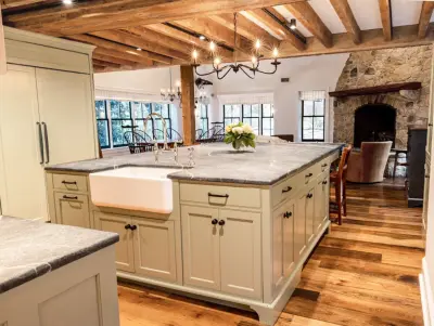 contemporary comfort in a traditional kitchen — Interior Design & Decorating project by Baker Posey Design