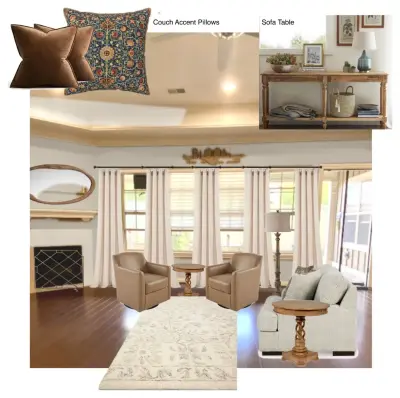 Contemporary Farmhouse Meets Bohemian Style — Interior Design & Decorating project by SJ Design & Decor