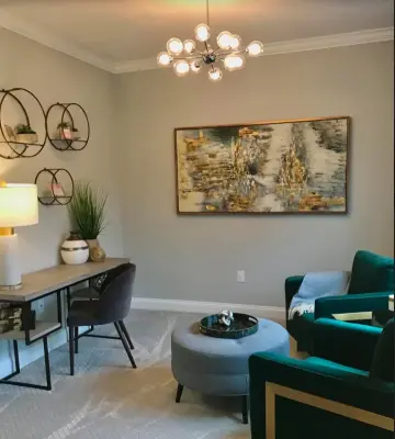 Contemporary Glamorous Bedroom — Interior Design & Decorating project by Staging Spaces And Design
