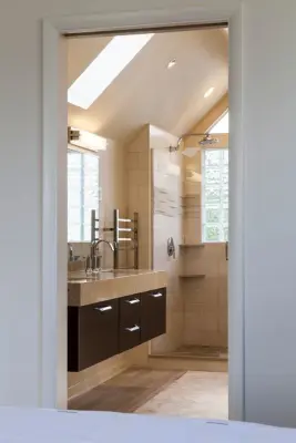 Contemporary Luxury Bathroom — Interior Design & Decorating project by DesignFive, LLC - Steve Shorthouse