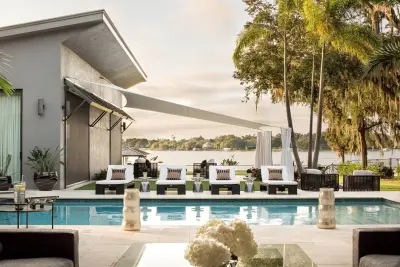 Contemporary Rock Star Getaway — Interior Design & Decorating project by John McClain Design