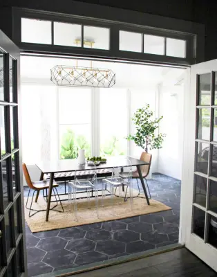 Contemporary Sunroom — Interior Design & Decorating project by Social Swan Decor