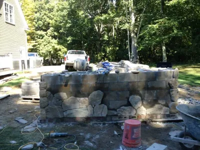 Northern Lights Landscape - Outdoor Lighting Installation in Milford, NH