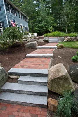 Northern Lights Landscape - Outdoor Lighting Installation in Milford, NH