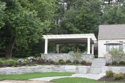 Northern Lights Landscape - Outdoor Lighting Installation in Milford, NH