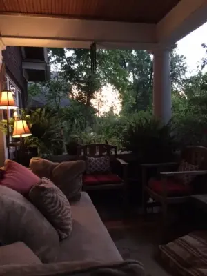 Open Air Lounge Porch — Interior Design & Decorating project by Caldera Design LLC