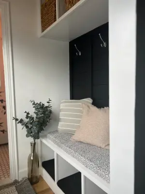 Nanuet, NY Mudroom and Hallway Renovation — Interior Design & Decorating project by Studio Katherine G