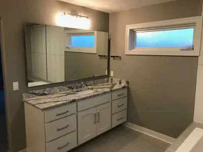 BHI's New Bathroom Construction — Interior Design & Decorating project by Interiors By Eric James - Interior Design Omaha