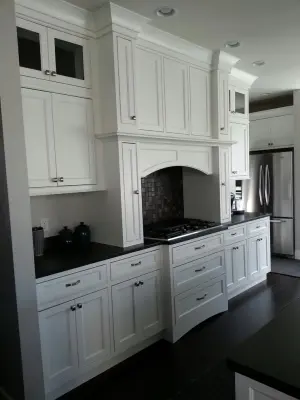 Modern Build: Cabinets, Custom Fixtures, Illumination, Surfaces — Interior Design & Decorating project by Tammy Viviano Interiors