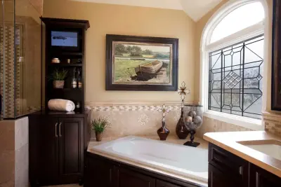 Classic Master Bathroom — Interior Design & Decorating project by Designer's Touch