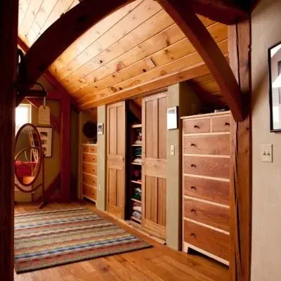 NH Timber-frame Restoration — Interior Design & Decorating project by Sketch Studio