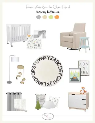 Nursery: Clean Air and the Great Outdoors — Interior Design & Decorating project by Interiors By SarahRose