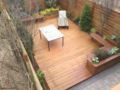 Town House Landscape Design and Renovation by NY Plantings Irrigation And Landscape Lighting