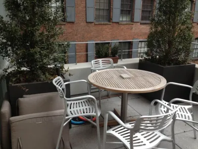 Rooftop garden designers NY — Landscape Construction project by NY Plantings Irrigation And Landscape Lighting