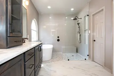 The Vineyard Restroom — Home Renovation & Remodeling Services project by Shaw Company Remodeling
