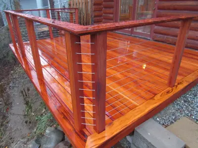 Tigerwood Patio — Home Renovation & Remodeling Services project by Homan Inc.