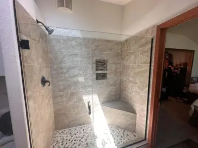 Shower Tiling — Home Renovation & Remodeling Services project by Blue Collar Family Construction