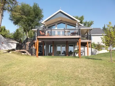 Custom Built Home at Council Grove Lake — Home Renovation & Remodeling Services project by Tony Giesel Construction