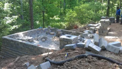 Milton Fire Pit and Patio- Outdoor living Spaces — Landscape Construction project by O'Neill Landscape Group